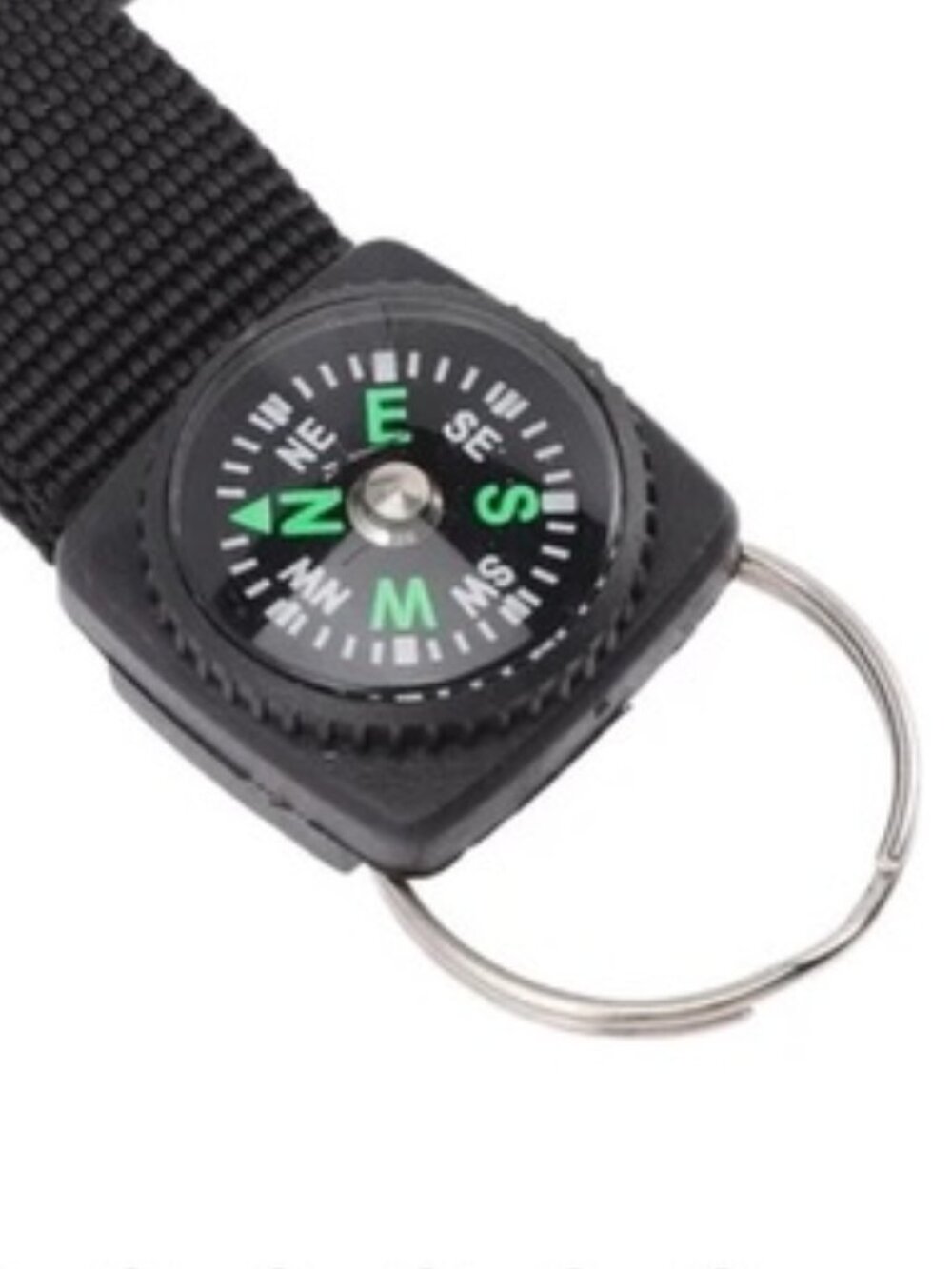 MonaVie Jeep Promotional Retractable Compass Keychain Outdoor Accessory